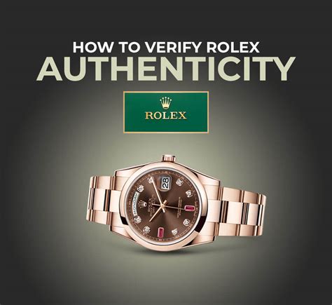 rolex authenticity check.